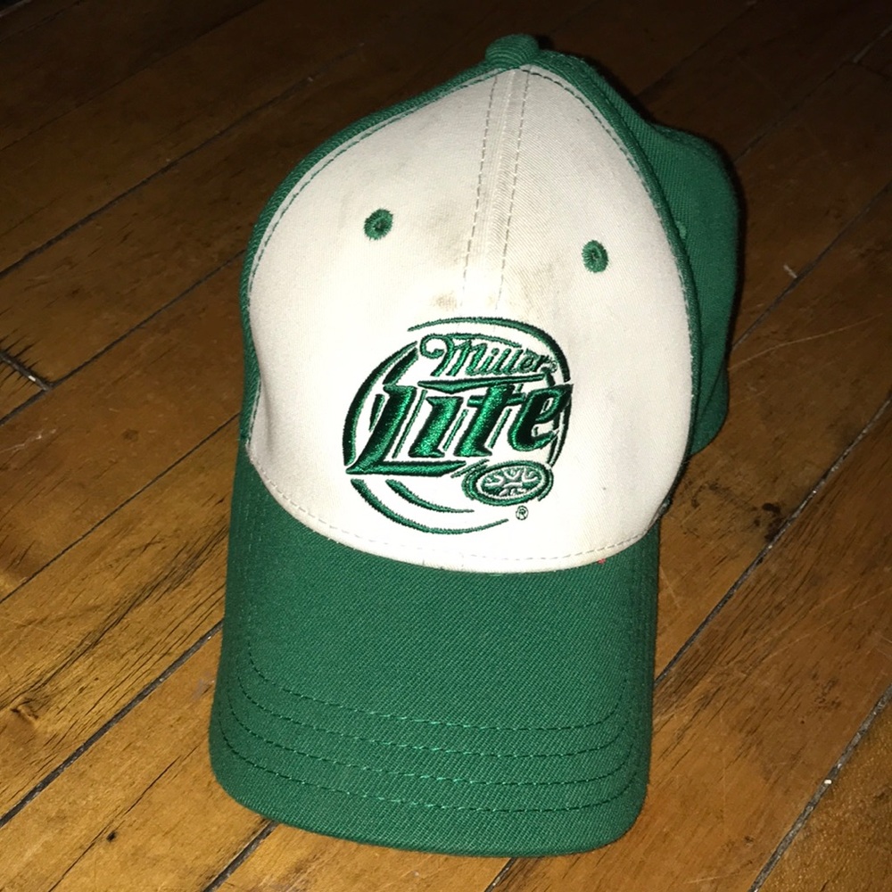 Miller Lite Green and White Baseball Cap St Patrick’s Day